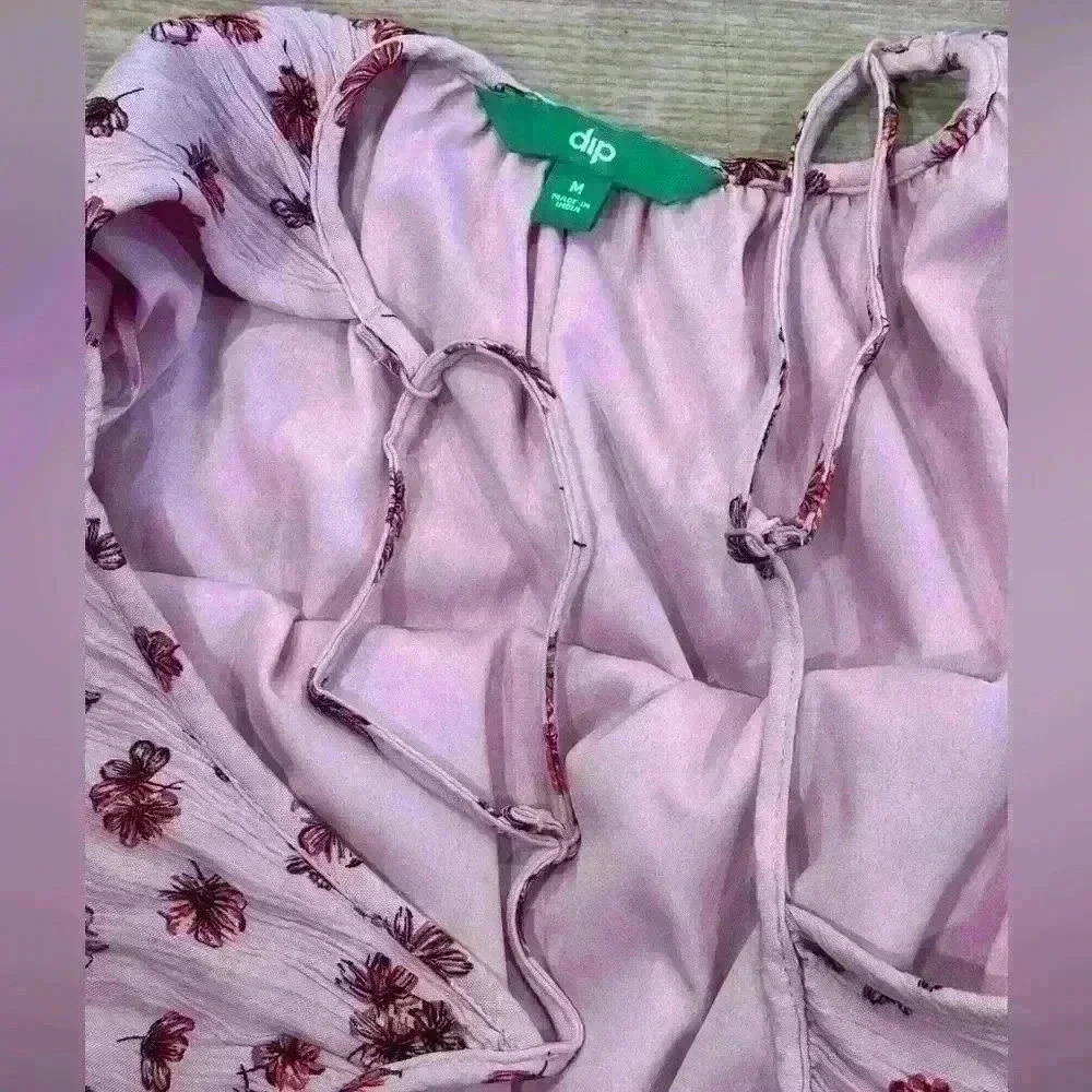 NEW Dip pink floral light summer dress size medium - Picture 3 of 4